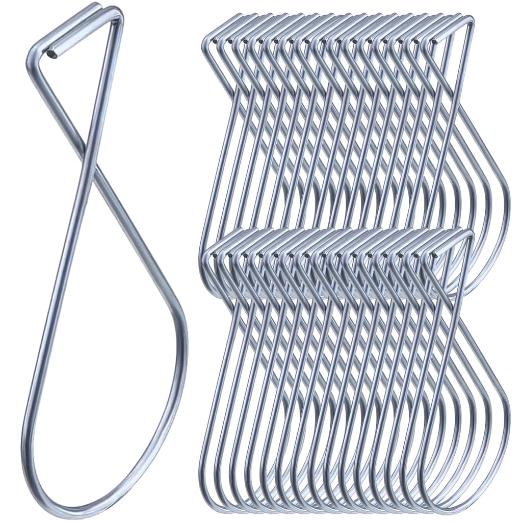 Serplex Ceiling Hook Clips- 30 Pack Drop Ceiling Hanger Hooks Hanging on Suspended Ceiling Tile, Grid Clips Heavy Duty for Light Plant Office Home Stores Classroom and Wedding Decorations Serplex Ceiling Hook Clips- 30 Pack Drop Ceiling Hanger Hooks Hanging on Suspended Ceiling Tile, Grid Clips Heavy Duty for Light Plant Office Home Stores Classroom and Wedding Decorations